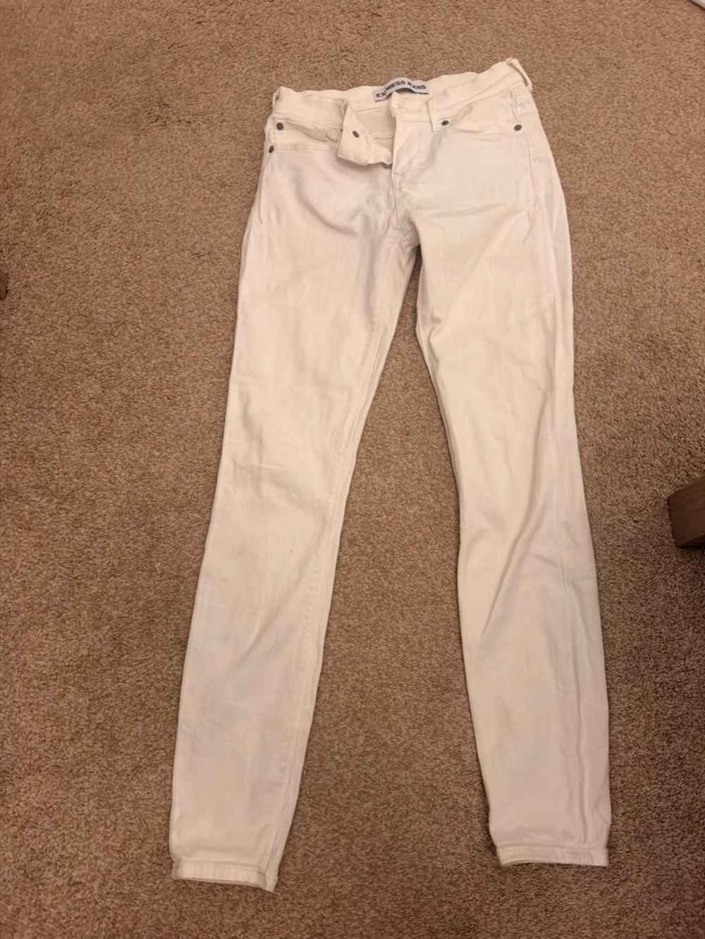 Express Women's Skinny Jeans in White